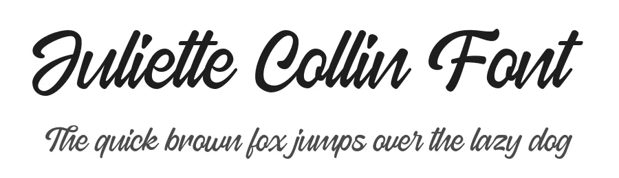 Juliette Collin Font by grezlinestudio — Script Handwritten Font