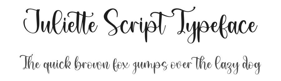 Juliette Script Typeface by letterfabric — Script Handwritten Font