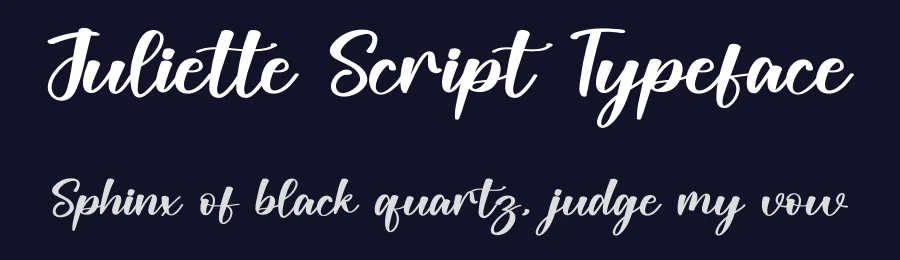 Juliette Script Typeface by inermediaSTUDIO — Display Font — thumbnail 2