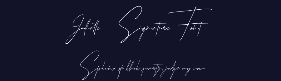 Juliette – Signature Font by Bluetype — Script Handwritten Font — thumbnail 2