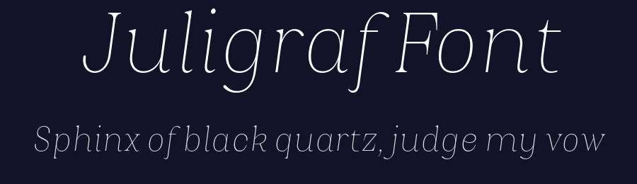 Juligraf Font by Nia Typework — Sans Serif Font — thumbnail 2
