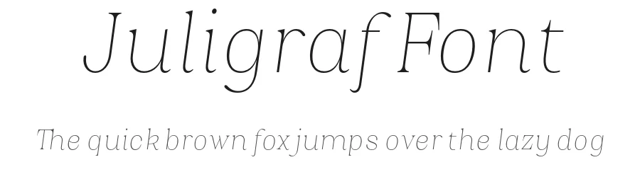 Juligraf Font by Nia Typework — Sans Serif Font