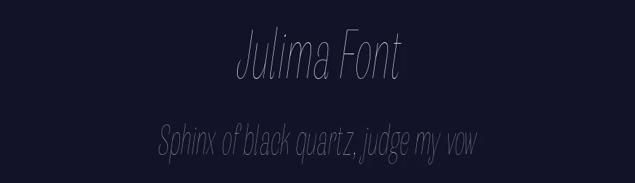 Julima Font by Akbartype — Display Font — thumbnail 2