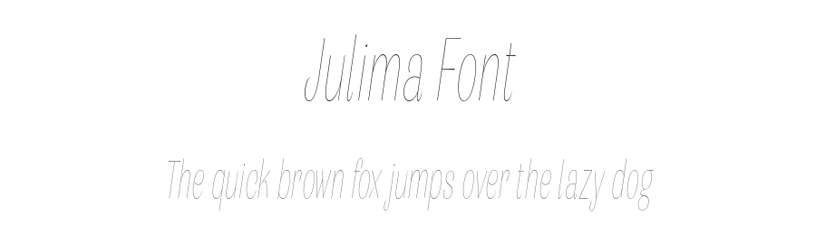 Julima Font by Akbartype — Display Font