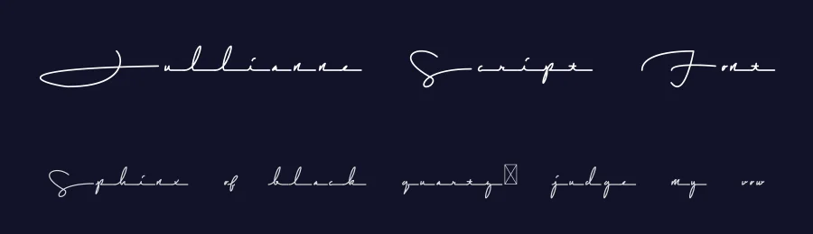 Jullianne Script Font by IntrovArtZone — Decorative Font — thumbnail 2