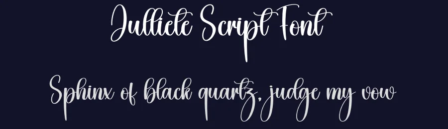 Julliete Script Font by creativeletter — Script Handwritten Font — thumbnail 2