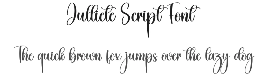 Julliete Script Font by creativeletter — Script Handwritten Font