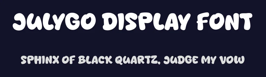 Julygo Display Font by Khurasan — Script Handwritten Font — thumbnail 2