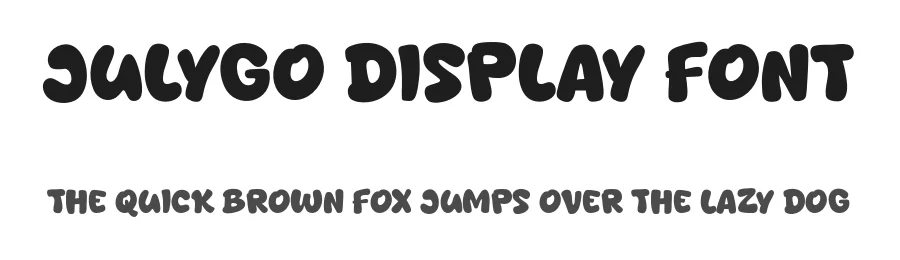 Julygo Display Font by Khurasan — Script Handwritten Font