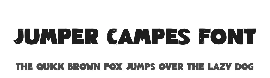 Jumper Campes Font by SlideShoot — Display Font