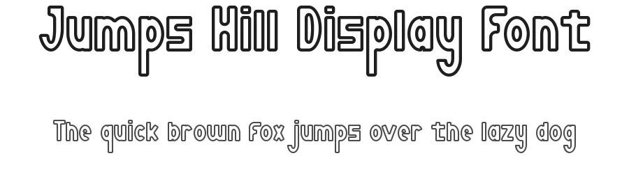 Jumps Hill Display Font by VinType β Sans Serif Font