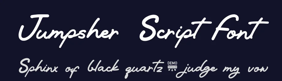 Jumpsher Script Font by enxyclo — Decorative Font — thumbnail 2