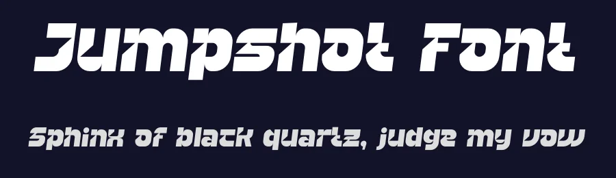 Jumpshot Font by Pinisi ART — Display Font — thumbnail 2