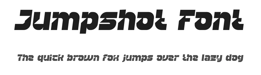 Jumpshot Font by Pinisi ART — Display Font