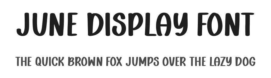 June Display Font by Craftedtype — Decorative Font