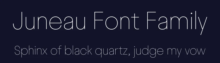 Juneau Font Family by Philipp Neumeyer — Sans Serif Font — thumbnail 2
