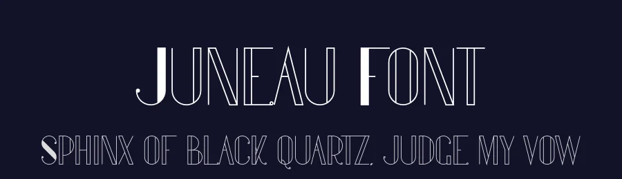 Juneau Font by vpcreativeshop — Display Font — thumbnail 2