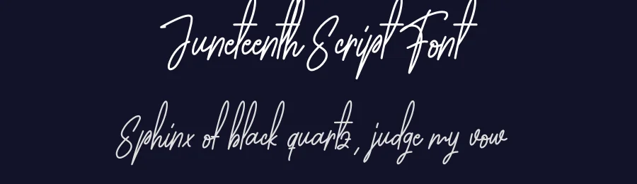 Juneteenth Script Font by creativeletter — Script Handwritten Font — thumbnail 2