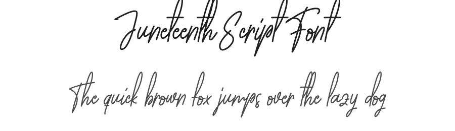 Juneteenth Script Font by creativeletter — Script Handwritten Font