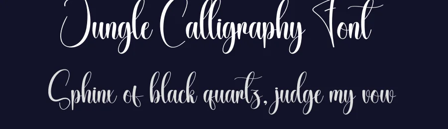 Jungle Calligraphy Font by creativeletter — Script Handwritten Font — thumbnail 2