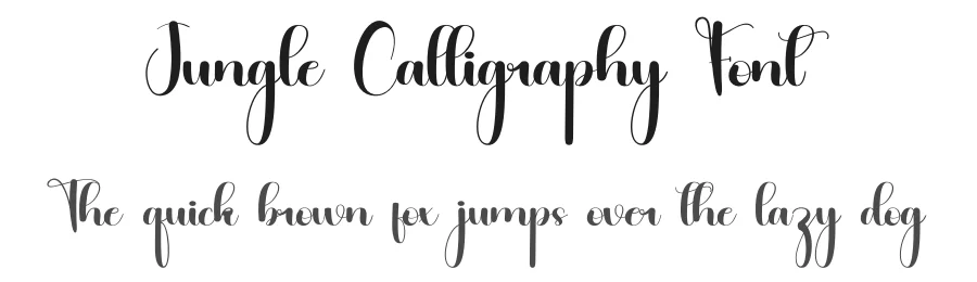 Jungle Calligraphy Font by inermediaSTUDIO — Script Handwritten Font