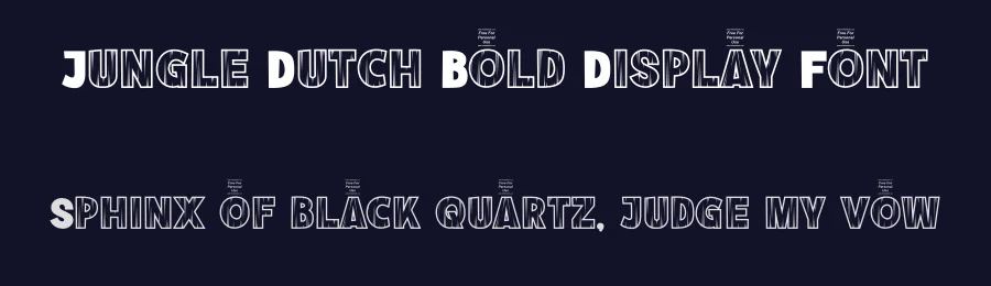 Jungle Dutch Bold Display Font by ErmediaStudio — Display Font — thumbnail 2
