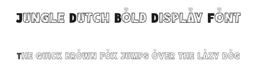 Jungle Dutch Bold Display Font by ErmediaStudio — Display Font