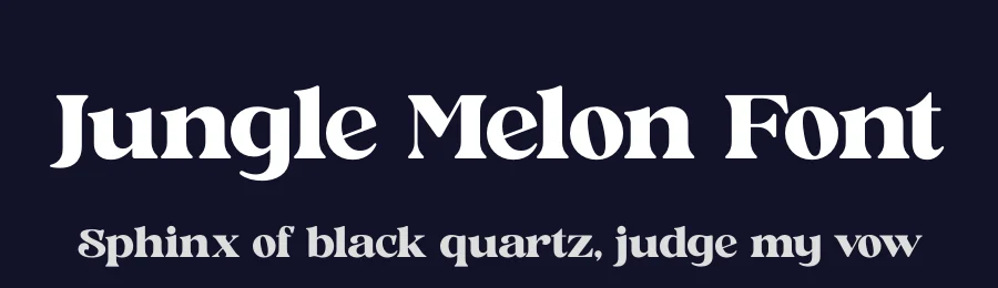Jungle Melon Font by timelesstype.co — Display Font — thumbnail 2