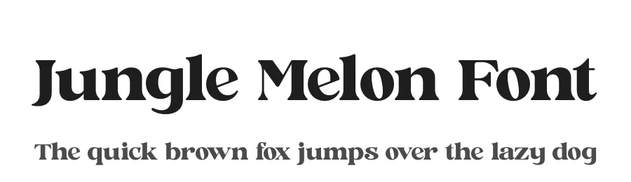 Jungle Melon Font by timelesstype.co — Display Font