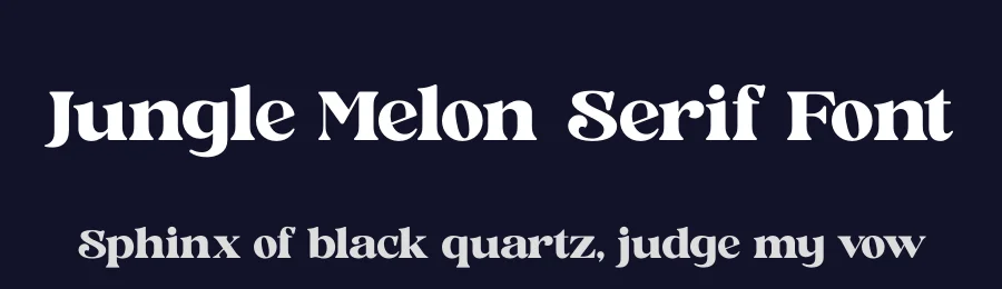 Jungle Melon Serif Font by timelesstype.co — Display Font — thumbnail 2