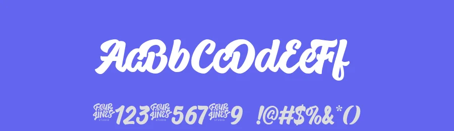Jungle Rumble Font by Four Lines Std — Script Handwritten Font — thumbnail 3
