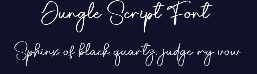 Jungle Script Font by creativeletter — Script Handwritten Font — thumbnail 2