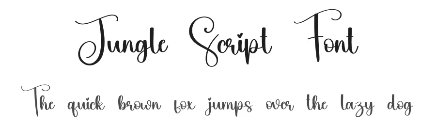 Jungle Script Font by creativeletter — Script Handwritten Font