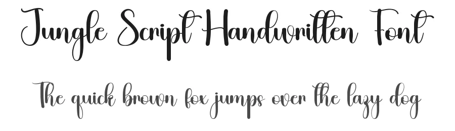 Jungle Script Handwritten Font by inermediaSTUDIO — Script Handwritten Font