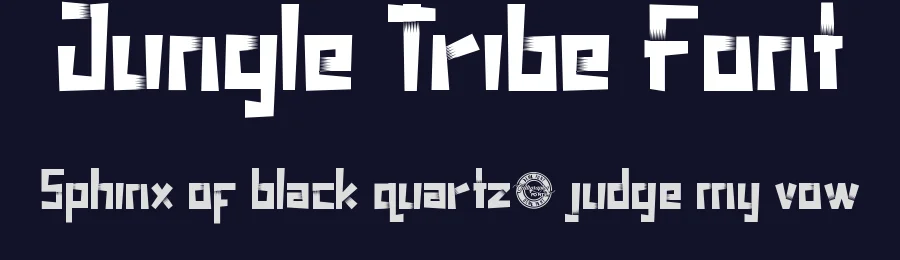 Jungle Tribe Font by CalligraphyFonts.net — Display Font — thumbnail 2