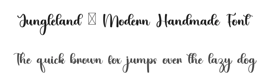 Jungleland – Modern Handmade Font by inermediaSTUDIO — Script Handwritten Font