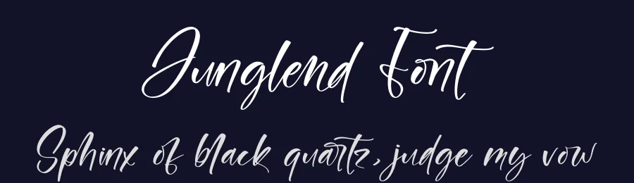 Junglend Font by stylishtype.co — Script Handwritten Font — thumbnail 2
