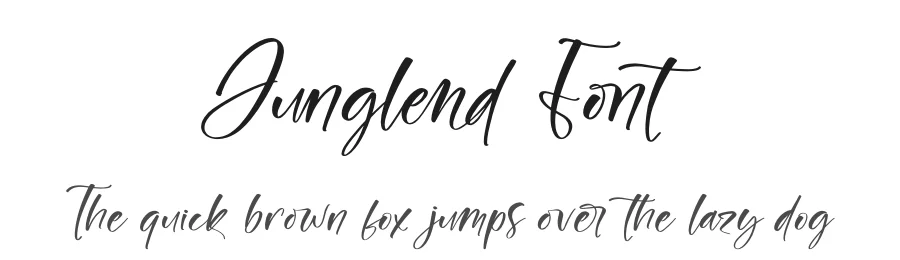 Junglend Font by stylishtype.co — Script Handwritten Font