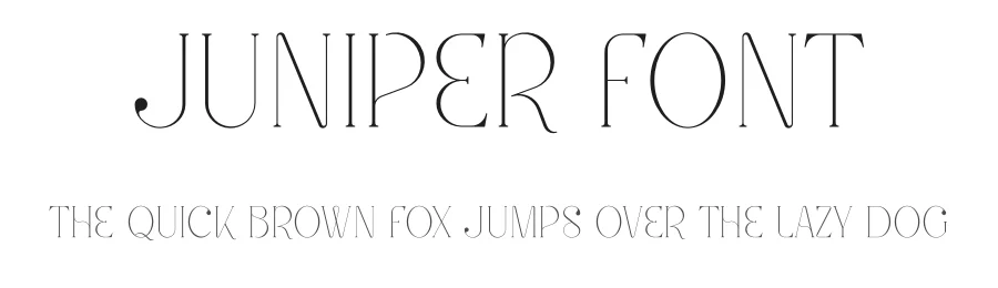 Juniper Font by vpcreativeshop — Serif Font