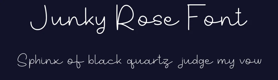 Junky Rose Font by Forberas Foundry — Script Handwritten Font — thumbnail 2