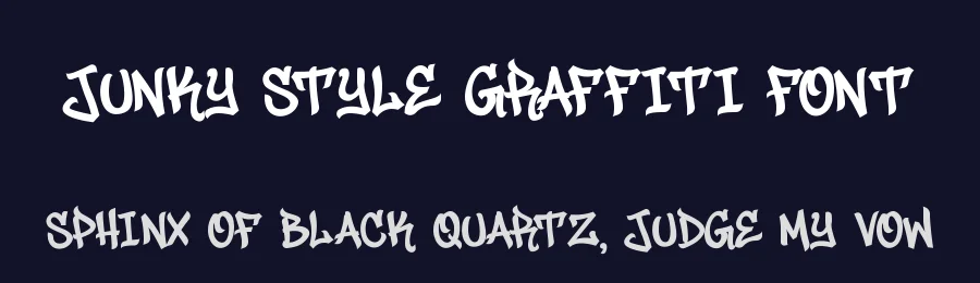 Junky Style Graffiti Font by Cikareotype Studio — Display Font — thumbnail 2