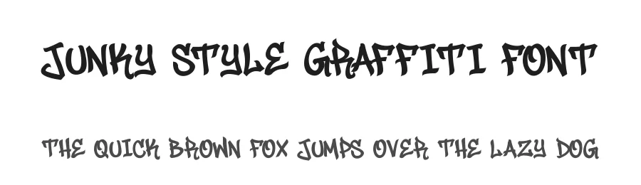 Junky Style Graffiti Font by Cikareotype Studio — Display Font