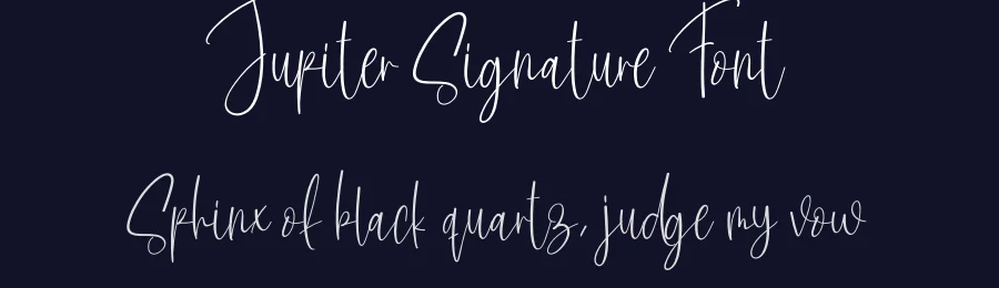 Jupiter Signature Font by creativeletter — Script Handwritten Font — thumbnail 2