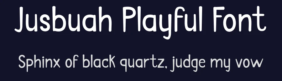 Jusbuah Playful Font by Pinisi ART — Display Font — thumbnail 2