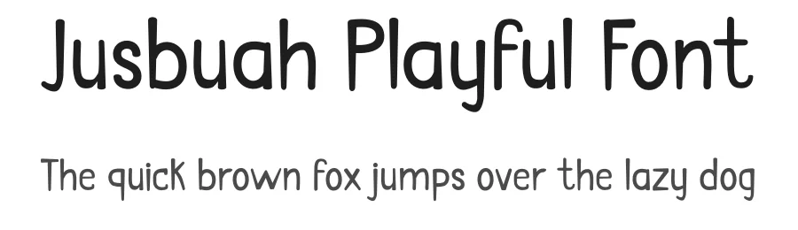 Jusbuah Playful Font by Pinisi ART — Display Font