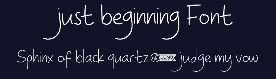 Just Beginning Font by nihstudio — Script Handwritten Font — thumbnail 2