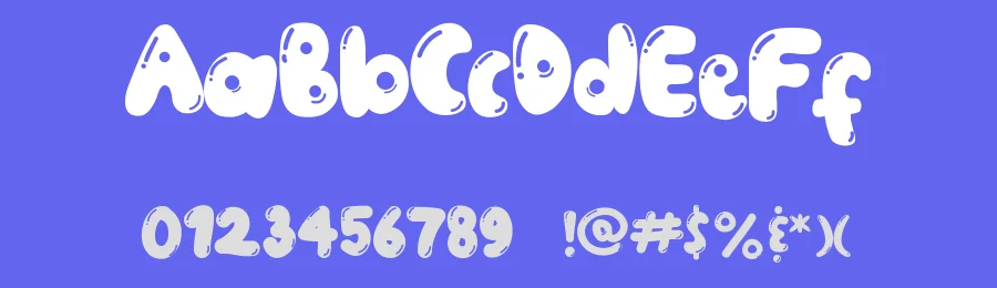 Just Bubble Display Font by jetsmax — Display Font — thumbnail 3