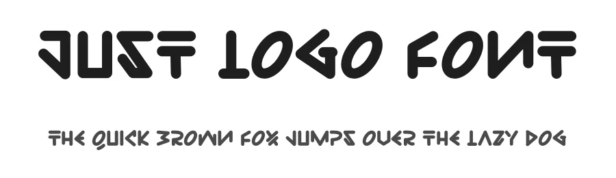 Just Logo Font by Letterafa Studio — Display Font