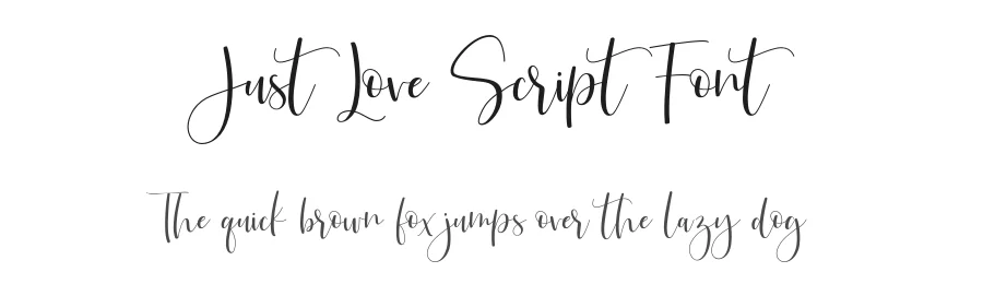 Just Love Script Font by jimtypestudio — Script Handwritten Font