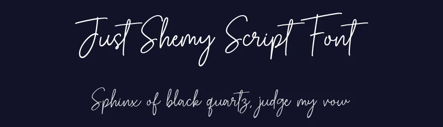 Just Shemy Script Font by Typebae — Script Handwritten Font — thumbnail 2